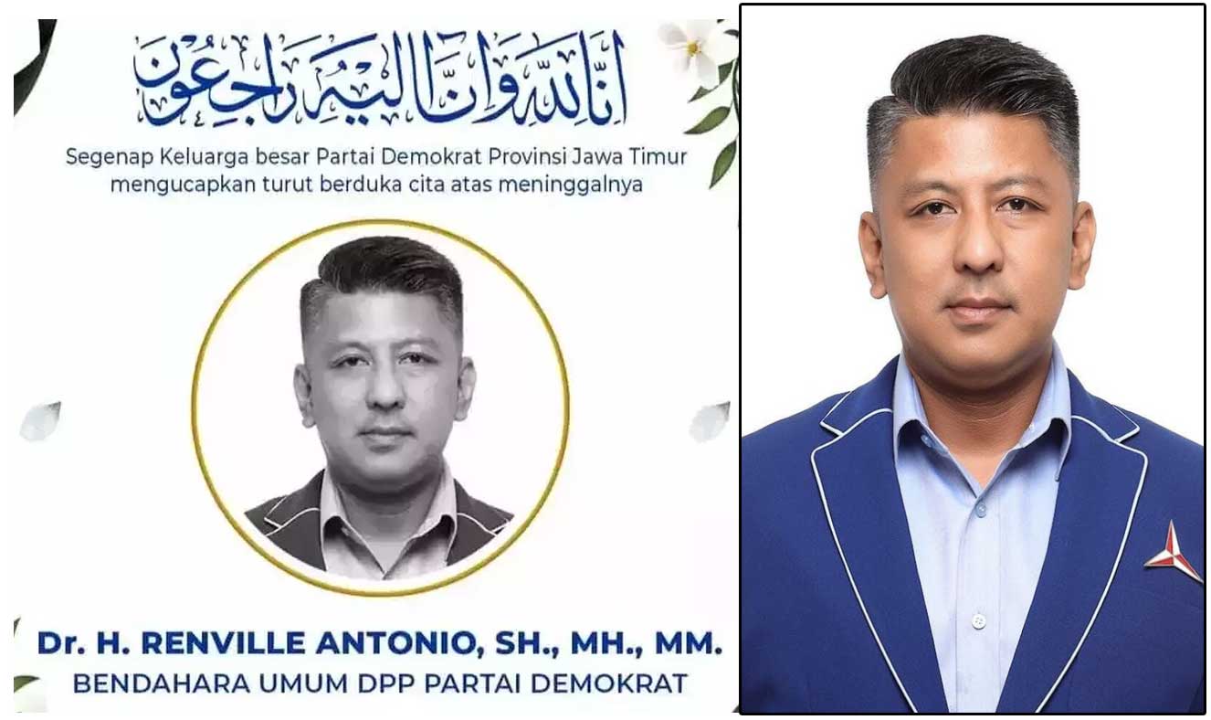 Profil Renville Antonio, Bendahara Umum Partai Demokrat Yang Meninggal Tragis Kecelakaan Jam 09 Wib