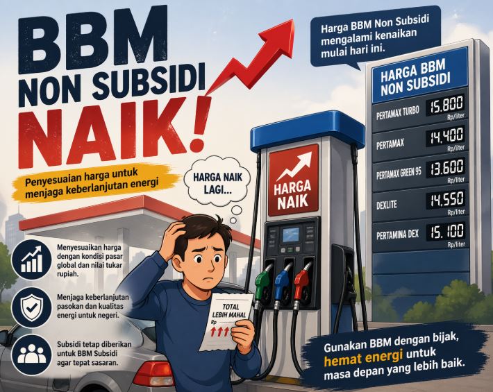Harga BBM Non Subsidi Naik, Tekanan Meluas ke Ekonomi dan Daya Beli Masyarakat
